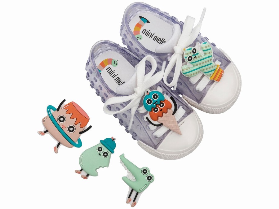 Zapatillas Mini Melissa Polibolha And Friends Contrast Bebe - Transparente - Argentina WLS-402576
